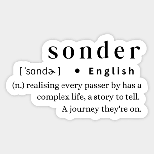 Sonder Sticker